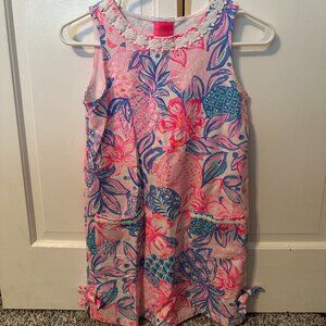 Lilly Pulitzer Girls sleeveless shift dress - Size Large (8-10)